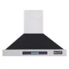 KUCHT 30-in Ducted Black Wall-Mounted Range Hood