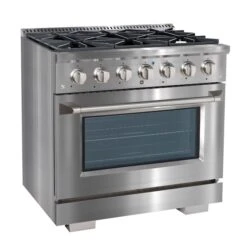Ancona 36-in Gas Range With 6 Burners And Convection Oven In Stainless Steel 8 Ancona 36-in Gas Range With 6 Burners And Convection Oven In Stainless Steel -Cheap My Cook Nest Store 332003910 AlternateImage1 l
