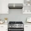 Ancona 30-in Gas Range And Convection Oven In Stainless Steel With Black Door