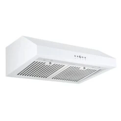 Ancona 30-in Ducted 440 CFM Under Cabinet Range Hood With LED Lights In White -Cheap My Cook Nest Store 332003944 MainImage 001 l