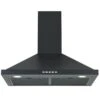 Ancona 30-in Black Convertible Wall-Mounted Range Hood
