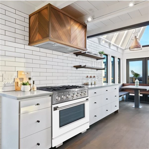 Ancona 36-in 5.2 Cu. Ft. Dual Fuel Range With 6 Burners And Convection Oven 4 Ancona 36-in 5.2 Cu. Ft. Dual Fuel Range With 6 Burners And Convection Oven - Image 4