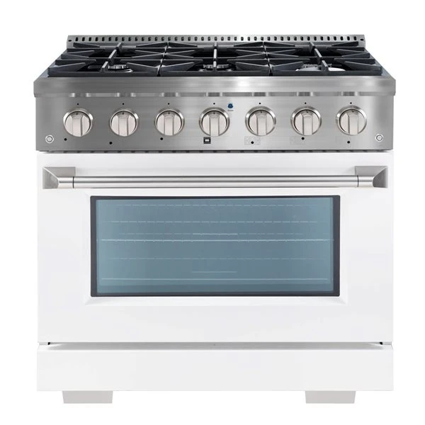 Ancona 36-in 5.2 Cu. Ft. Dual Fuel Range With 6 Burners And Convection Oven 5 Ancona 36-in 5.2 Cu. Ft. Dual Fuel Range With 6 Burners And Convection Oven - Image 5