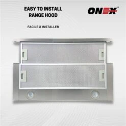 Onex 30-in 400 CFM Stainless Steel Under Cabinet Range Hood -Cheap My Cook Nest Store 332004657 AlternateImage2 l