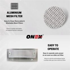 Onex 30-in 400 CFM Stainless Steel Under Cabinet Range Hood -Cheap My Cook Nest Store 332004657 AlternateImage3 l