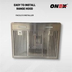 Onex 30-in 900 CFM Stainless Steel Wall-Mounted Range Hood