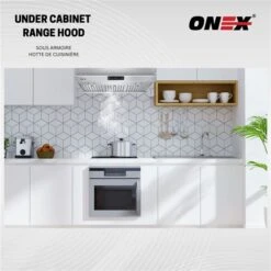 Onex 30-in 860 CFM Stainless Steel Under Cabinet Range Hood 7 Onex 30-in 860 CFM Stainless Steel Under Cabinet Range Hood -Cheap My Cook Nest Store 332004671 AlternateImage1 l