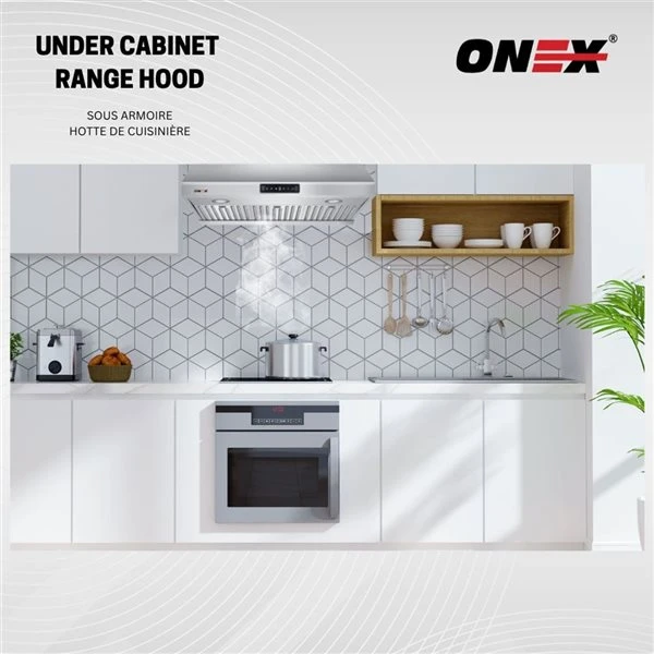 Onex 30-in 860 CFM Stainless Steel Under Cabinet Range Hood 3 Onex 30-in 860 CFM Stainless Steel Under Cabinet Range Hood - Image 3