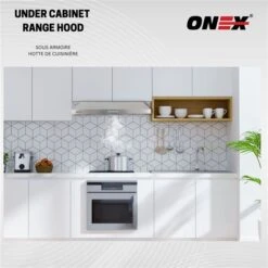 Onex 30-in 450 CFM Black Under Cabinet Range Hood -Cheap My Cook Nest Store 332004674 AlternateImage1 l