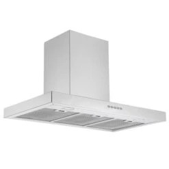 Ancona 36-in 600 CFM Stainless Steel Convertible Wall Mount Range Hood With Charcoal Filter Included -Cheap My Cook Nest Store 332004683 MainImage 001 l
