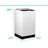 Black & Decker BLACK+DECKER 1.7-cu. Ft White Portable Top-load Washer