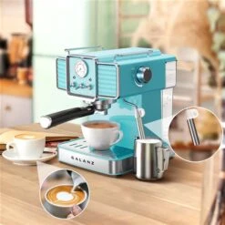 Galanz Retro Blue Espresso Machine -Cheap My Cook Nest Store 332008914 AlternateImage2 l