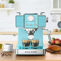 Galanz Retro Blue Espresso Machine -Cheap My Cook Nest Store 332008914 AlternateImage3 l