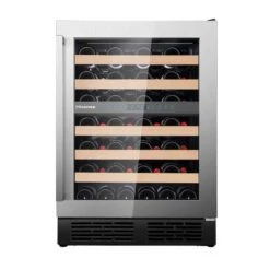 Hisense 46-Bottle Stainless Steel 4.9-ft³ Wine Cooler -Cheap My Cook Nest Store 38525022 L