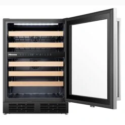 Hisense 46-Bottle Stainless Steel 4.9-ft³ Wine Cooler -Cheap My Cook Nest Store 38525022b L