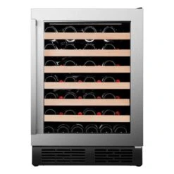 Hisense 54-Bottle Stainless Steel 5.4-ft³ Wine Cooler -Cheap My Cook Nest Store 38525023 L