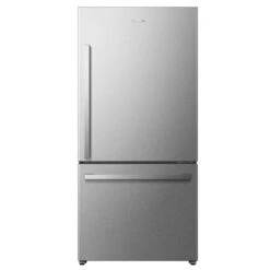 Hisense 33-in Stainless Steel 22.3-ft³ Bottom-Freezer Refrigerator -Cheap My Cook Nest Store 38525026 L