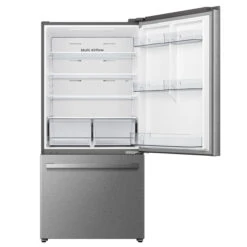 Hisense 33-in Stainless Steel 22.3-ft³ Bottom-Freezer Refrigerator -Cheap My Cook Nest Store 38525026b L