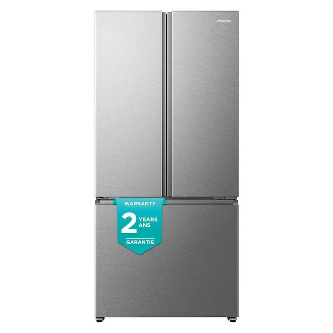 Hisense 33-in Smudge-Free Stainless Steel 22.1-ft³ French Door Refrigerator 2 Hisense 33-in Smudge-Free Stainless Steel 22.1-ft³ French Door Refrigerator - Image 2