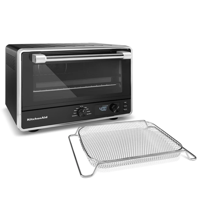 KitchenAid 16 X 17-in Black Countertop Oven With Air Fry 1 KitchenAid 16 X 17-in Black Countertop Oven With Air Fry